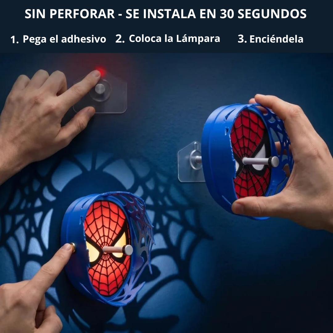 Lámpara Spider-Man Sombra 3D
